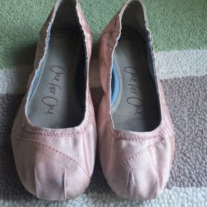 Toms Pink Ballet Flats